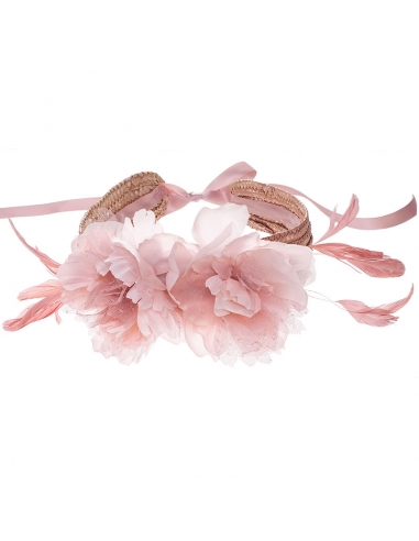 la nieve principal Crítico Cinturón Flores Rosa Nude - Cinturones de Fiesta - Cinturones Flormoda