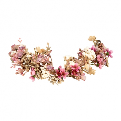 Corona de niña de flores de hortensia - Deflorenflortocados