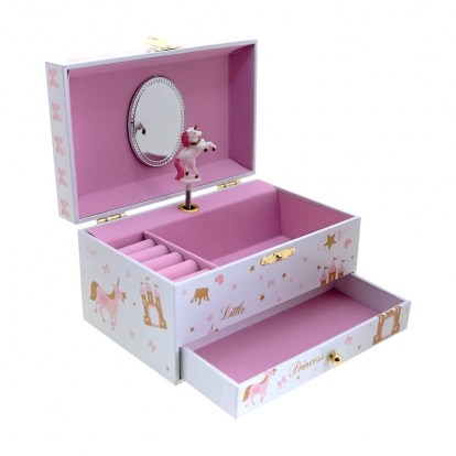 Joyero | Caja mágica | Caja secreta - Caja de regalo con apertura de truco  - Caja organizadora para mujer | Niña